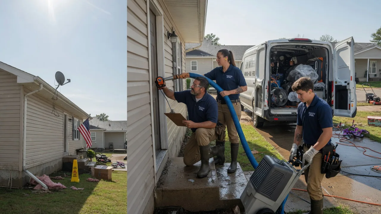 Ceiling Water Damage Restoration in Mcclelland, IA near me
